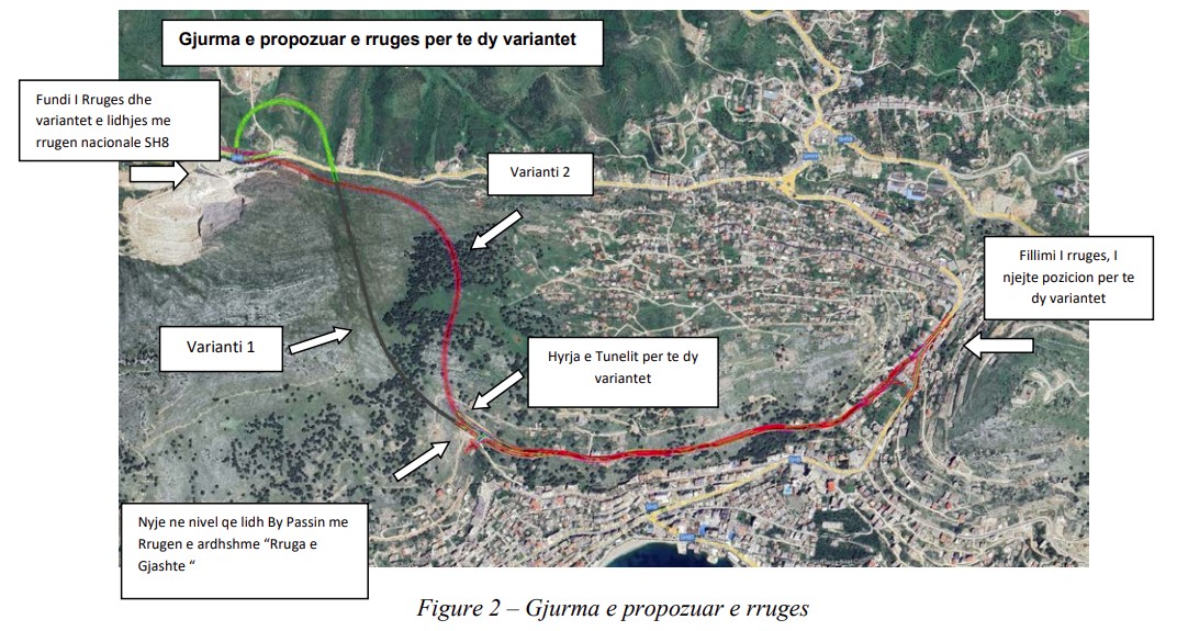 Hapet tenderi 20 mln euro për By-pass-in e Sarandës, gjurma ku kalon segmenti 3.8 km